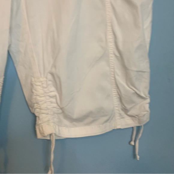 Style & Co white cargo style shorts with multi pockets and adjustable hem Sz 14 - Picture 10 of 10